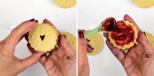 Έτοιμα μπισκότα Jammie Dodgers γεμιστά με μαρμελάδα