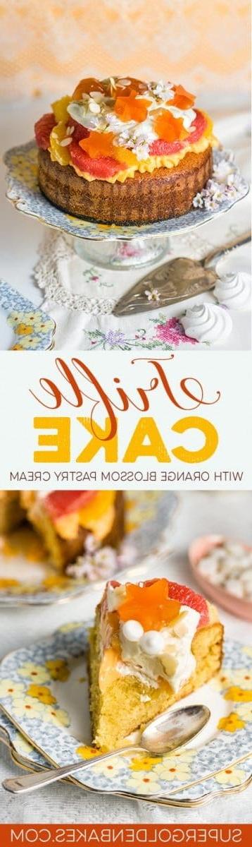 Τράιφλ Εσπεριδοειδών με κρέμα ζαχαροπλαστικής ανθόνερου πορτοκαλιού και ζελέ σαγκουίνι – μια νόστιμη, αρωματική εκδοχή του παραδοσιακού αγγλικού τράιφλ.