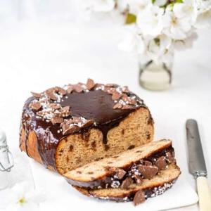 Κέικ Μπανάνας με Σοκολάτα 7 3 Ingredient Banana Bread