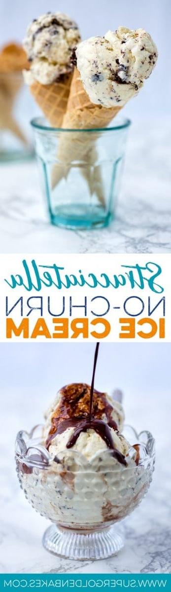 Στρατσιατέλα - παγωτό χωρίς παγωτομηχανή με κομμάτια σοκολάτας. Εύκολο και νόστιμο! | Supergolden Bakes
