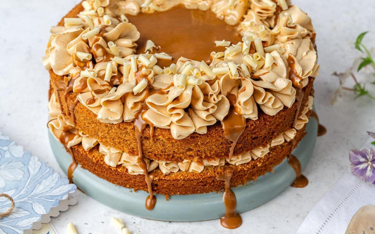 Κέικ Μπισκόφ Φριτέζας Αέρος 10 Τούρτα Lotus Biscoff