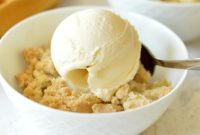 Crumbly Apple Crisp