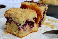 Berry Swirled Gluten Free Coffee Cake