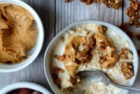 Creamy Peanut Butter Overnight Oats