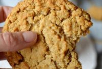 Chewy Peanut Butter Oatmeal Cookies