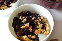 Nourishing Blueberry Crumble