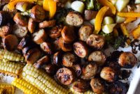 Effortless Chicken Sausage Sheet Pan Dinner