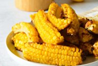 Crispy Garlic Butter Corn Ribs