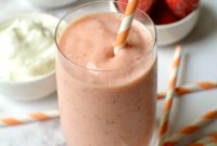 Refreshing Strawberry Peach Smoothie