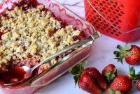 Irresistible Gluten Free Strawberry Crisp