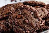 Decadent Triple Chocolate Cookies