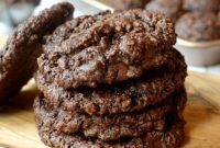 Decadent Double Chocolate Oatmeal Cookies