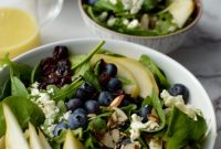 Sweet Pears and Peppery Greens with a Lemon Zest