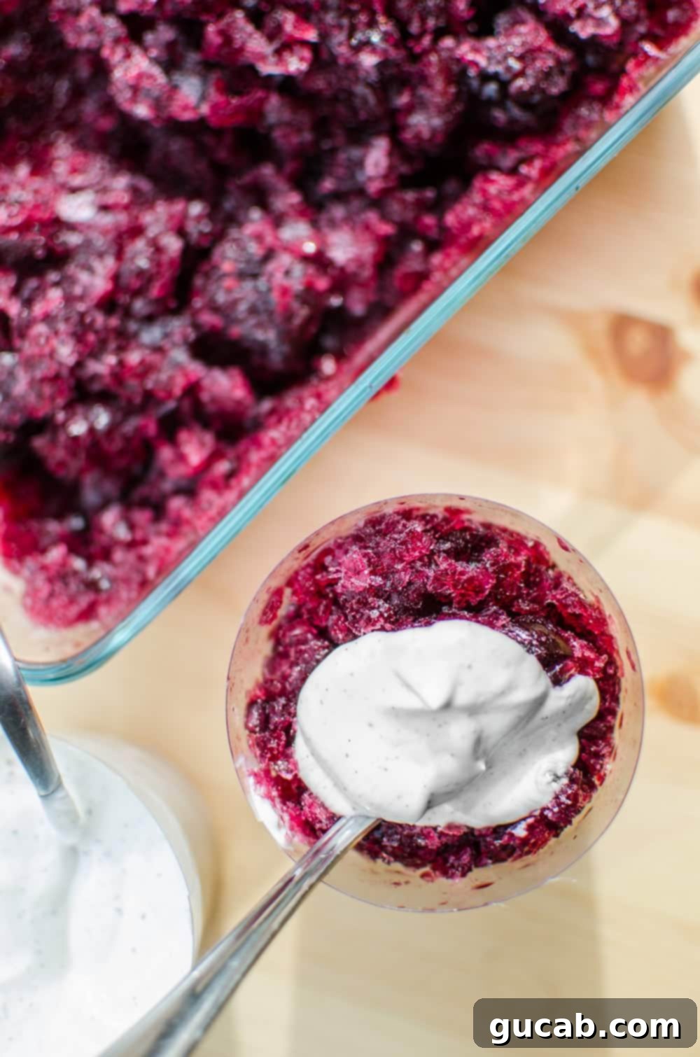 Beyond the Bowl: Creative Frozen Cherry Recipes 17 cherry granita in a glass
