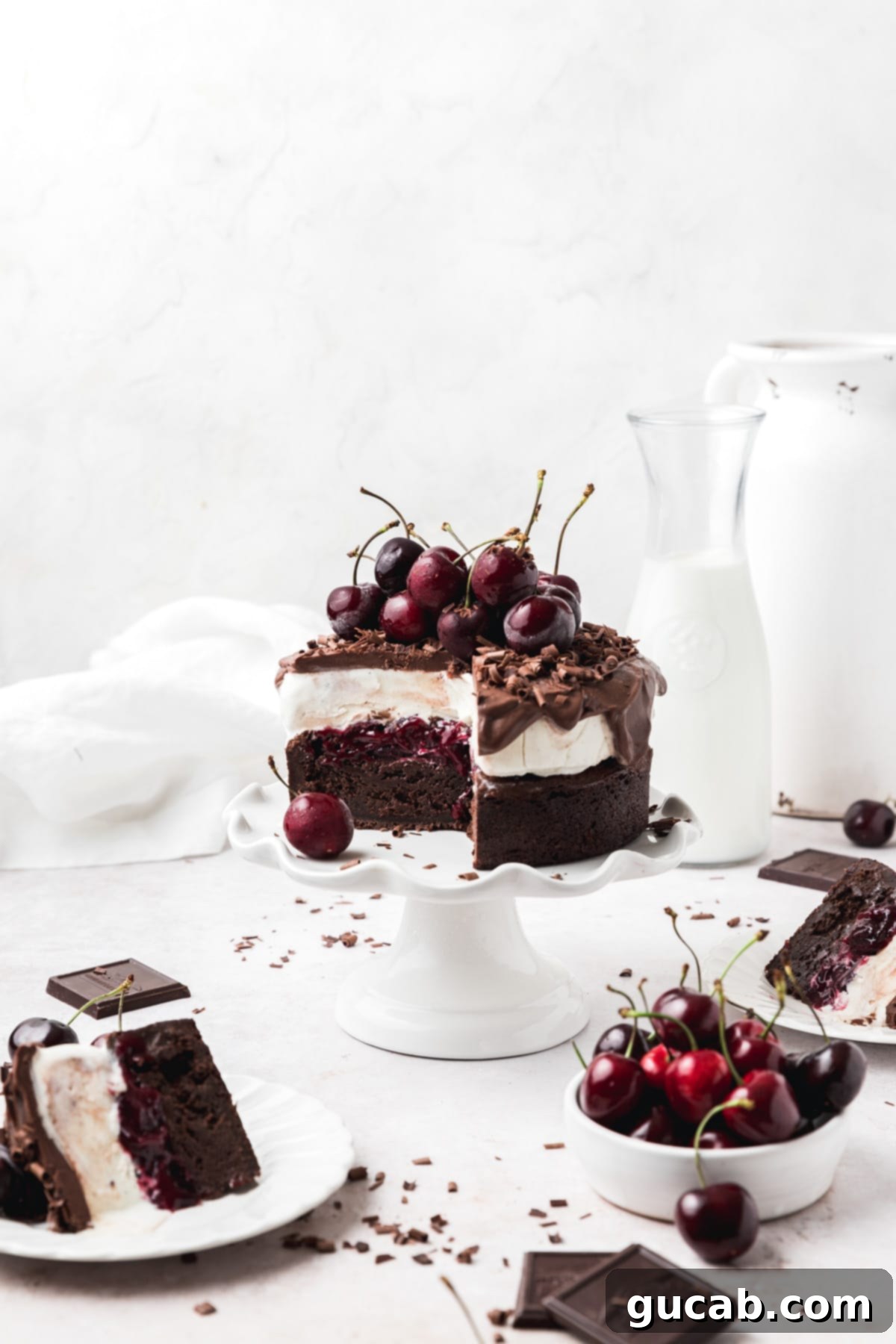 Beyond the Bowl: Creative Frozen Cherry Recipes 5 a black forest ice cream cake