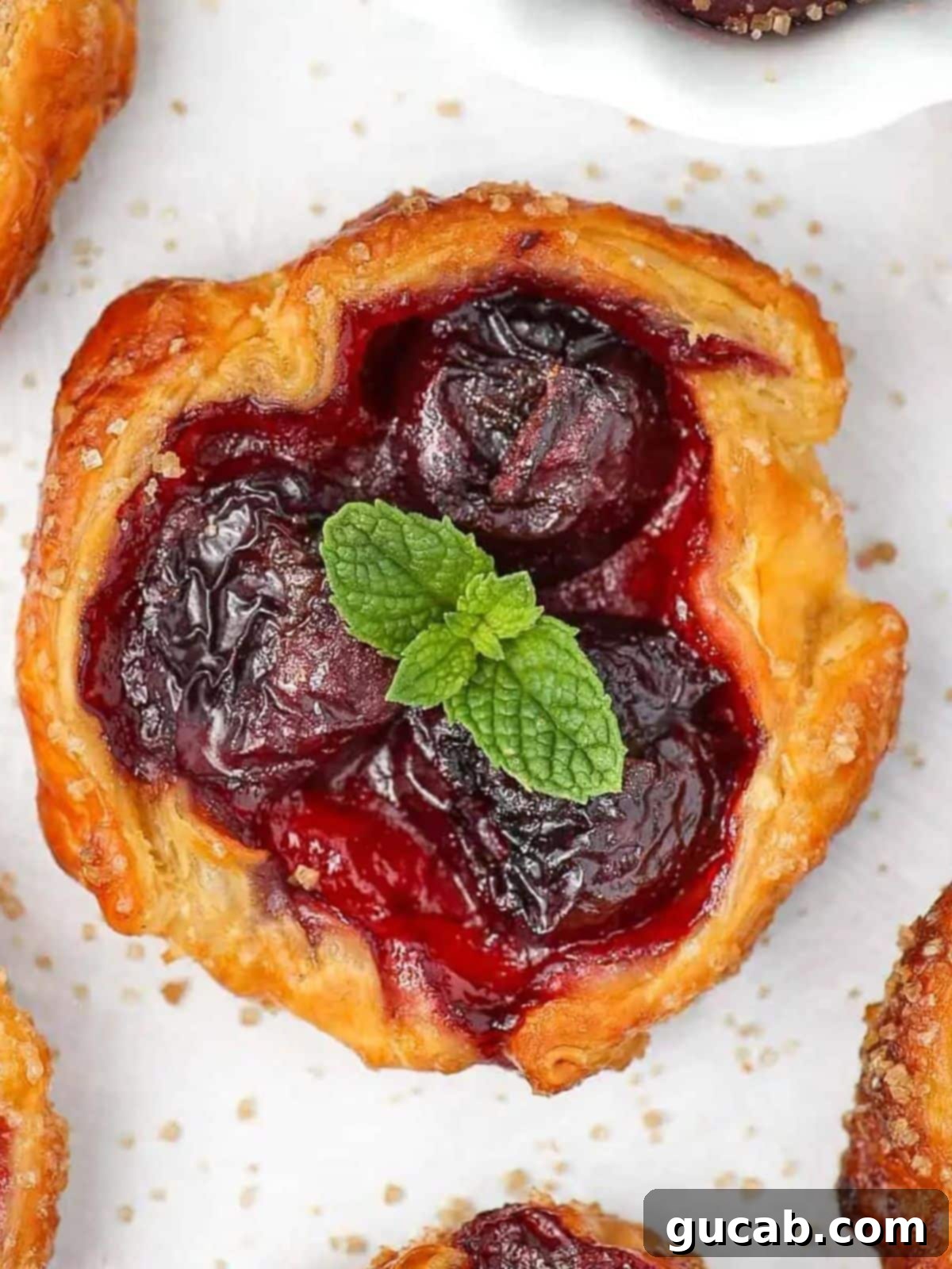 Beyond the Bowl: Creative Frozen Cherry Recipes 9 mini cherry tartlet
