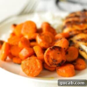 grilled carrots on a plate