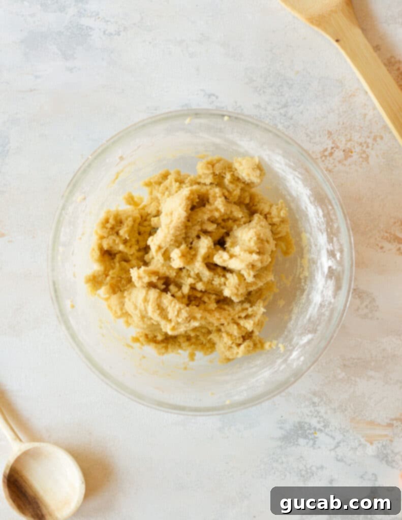 a bowl of cookie dough