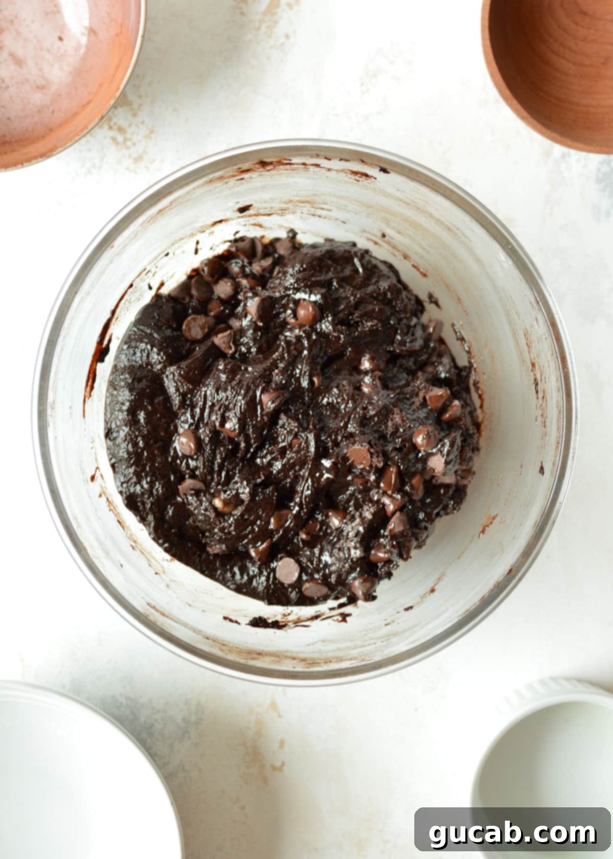 Effortless Fudgy One Bowl Gluten Free Brownies 5 a bowl of gluten free brownie batter