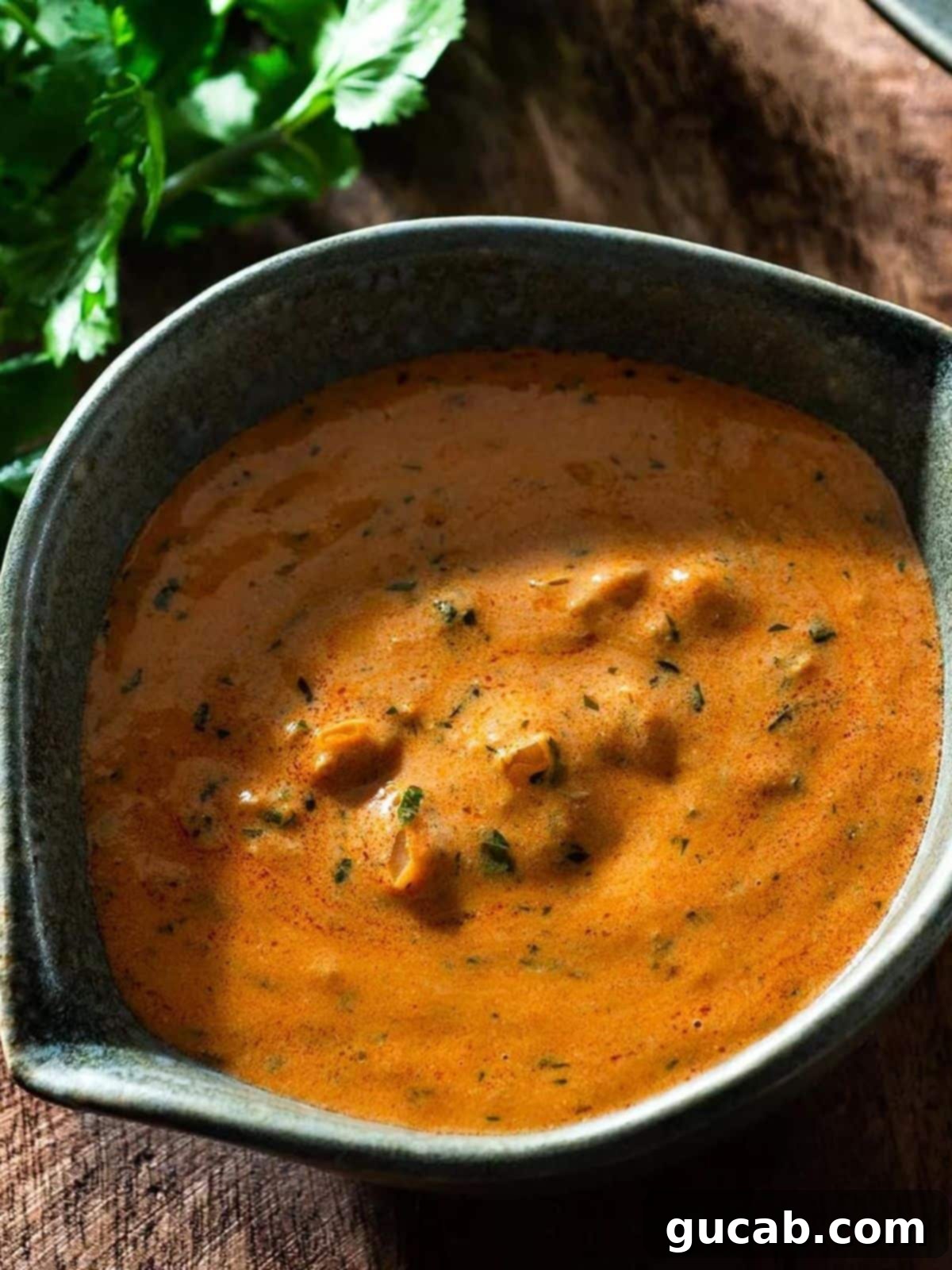 a bowl of smoked paprika sauce