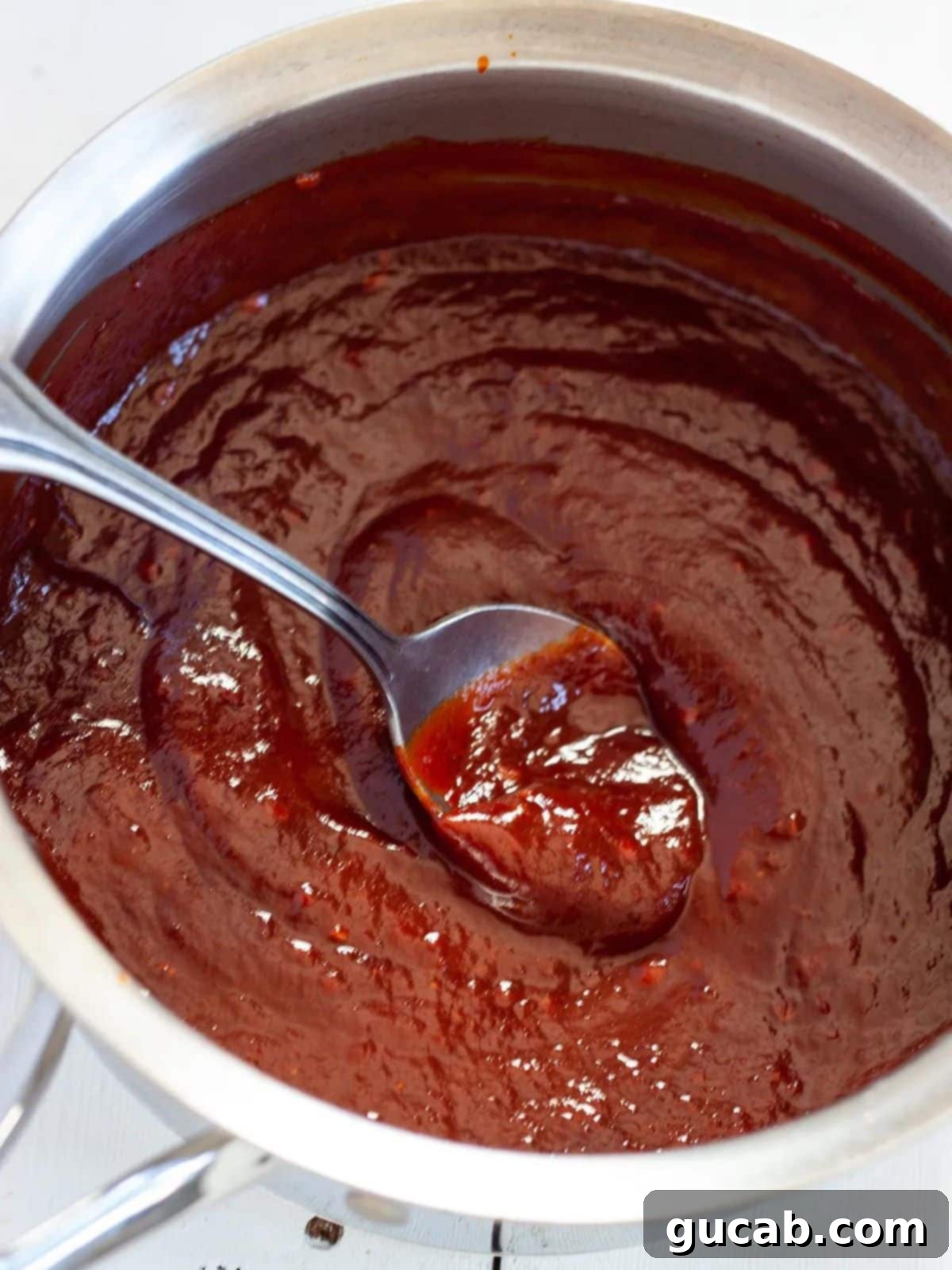 a spoonful of honey chipotle sauce. 