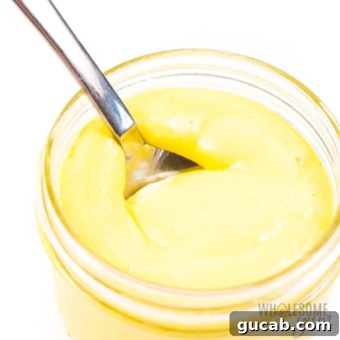 a jar of lemon garlic aioli