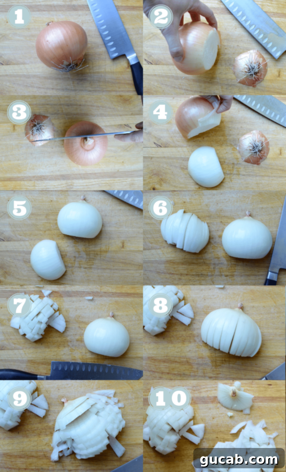how to cut an onion without crying