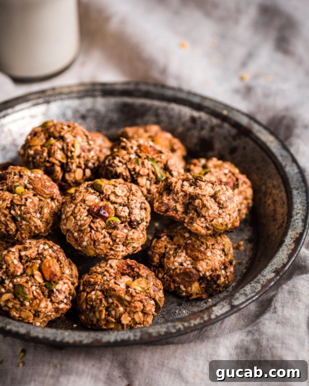 Next-Level Cookies: 25 Recipes You Need to Bake 12 A plate of inviting vegan chai spiced breakfast cookies.