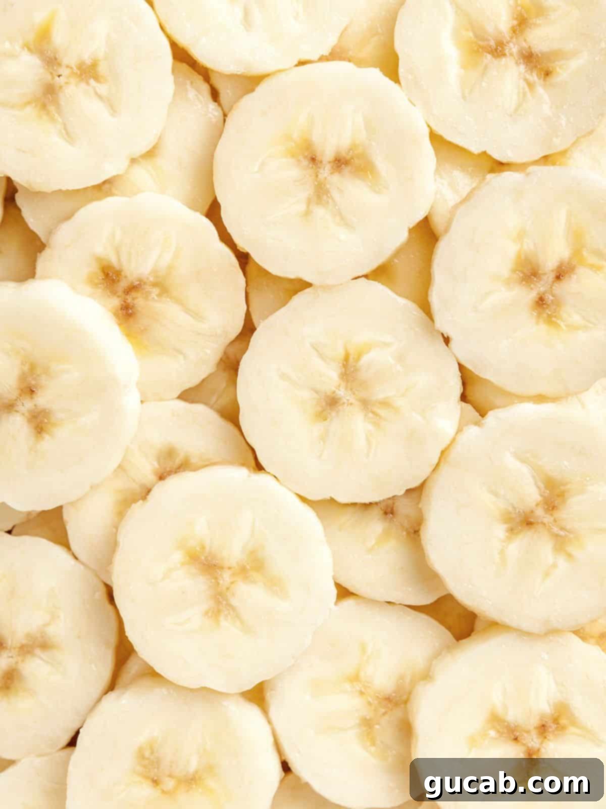 banana slices. 