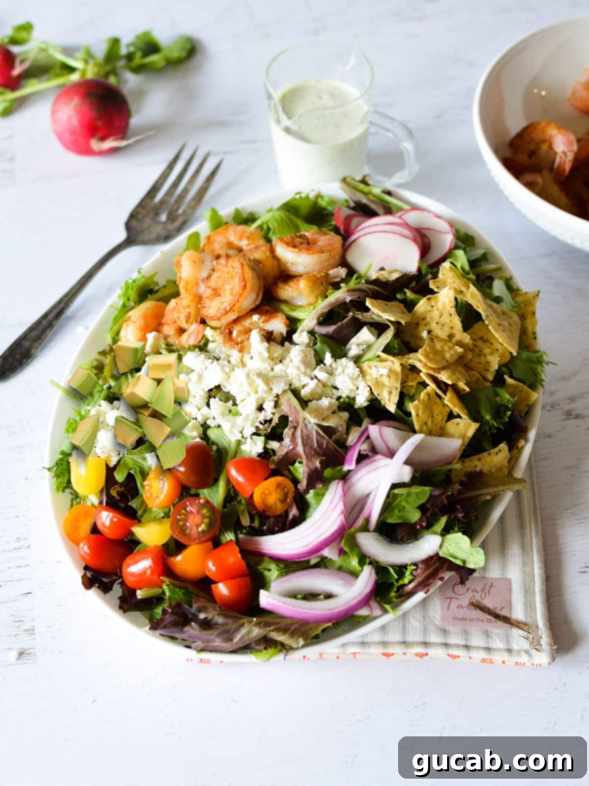 Elevate Your Salad: 35+ Creative Crunchy Toppings 2 shrimp and avocado salad.