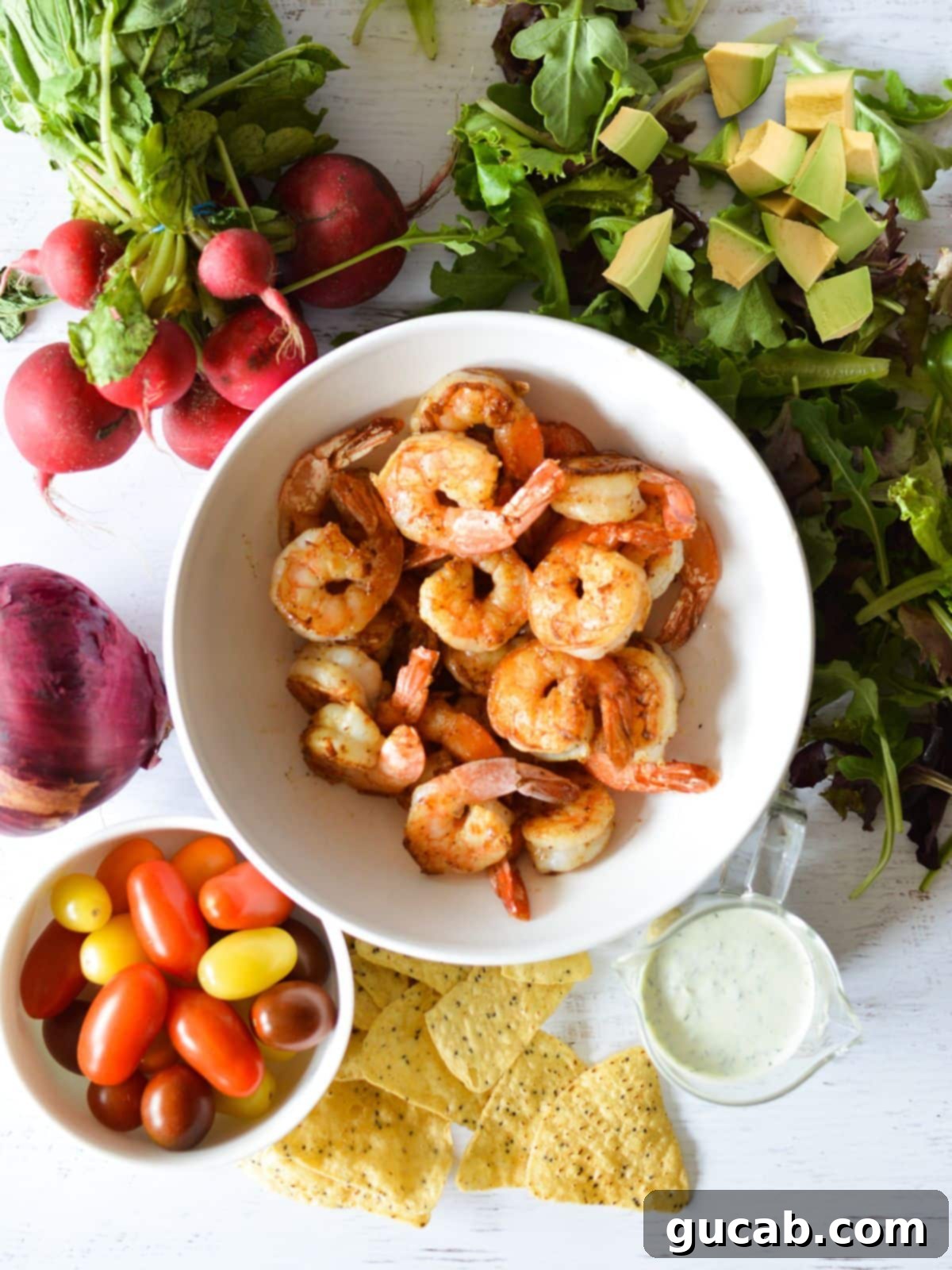 Elevate Your Salad: 35+ Creative Crunchy Toppings 4 shrimp salad ingredients.