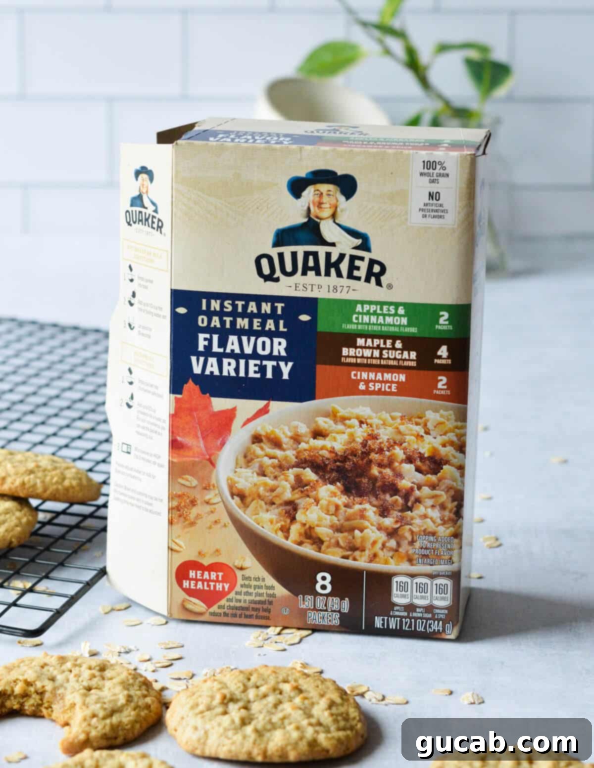 Speedy Oatmeal Delights 12 a box of instant oatmeal.