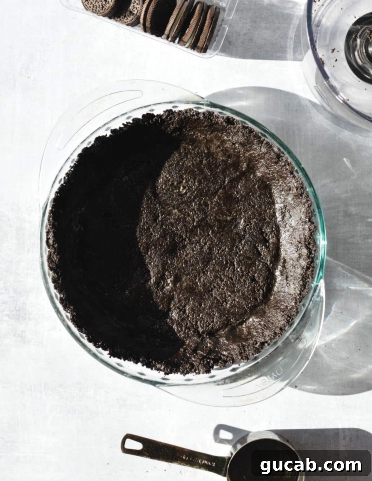 The Ultimate Gluten-Free Oreo Pie Crust 11 unbaked gluten free chocolate pie crust.