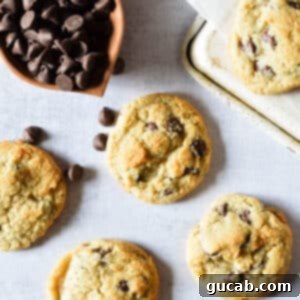 Almond flour chocolate chip cookies