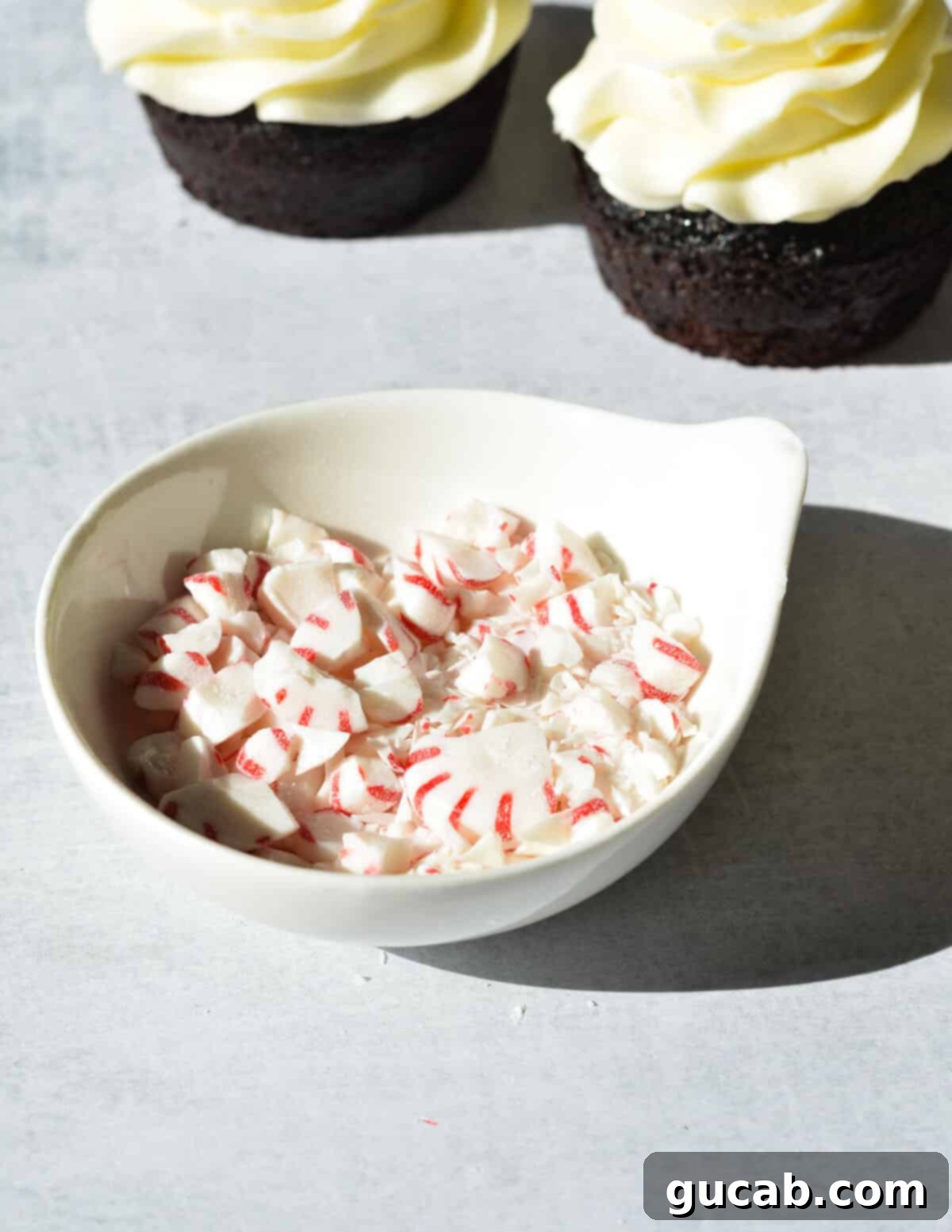 19 Peppermint Desserts to Sweeten Your Holidays 3 a bowl of crushed peppermints.