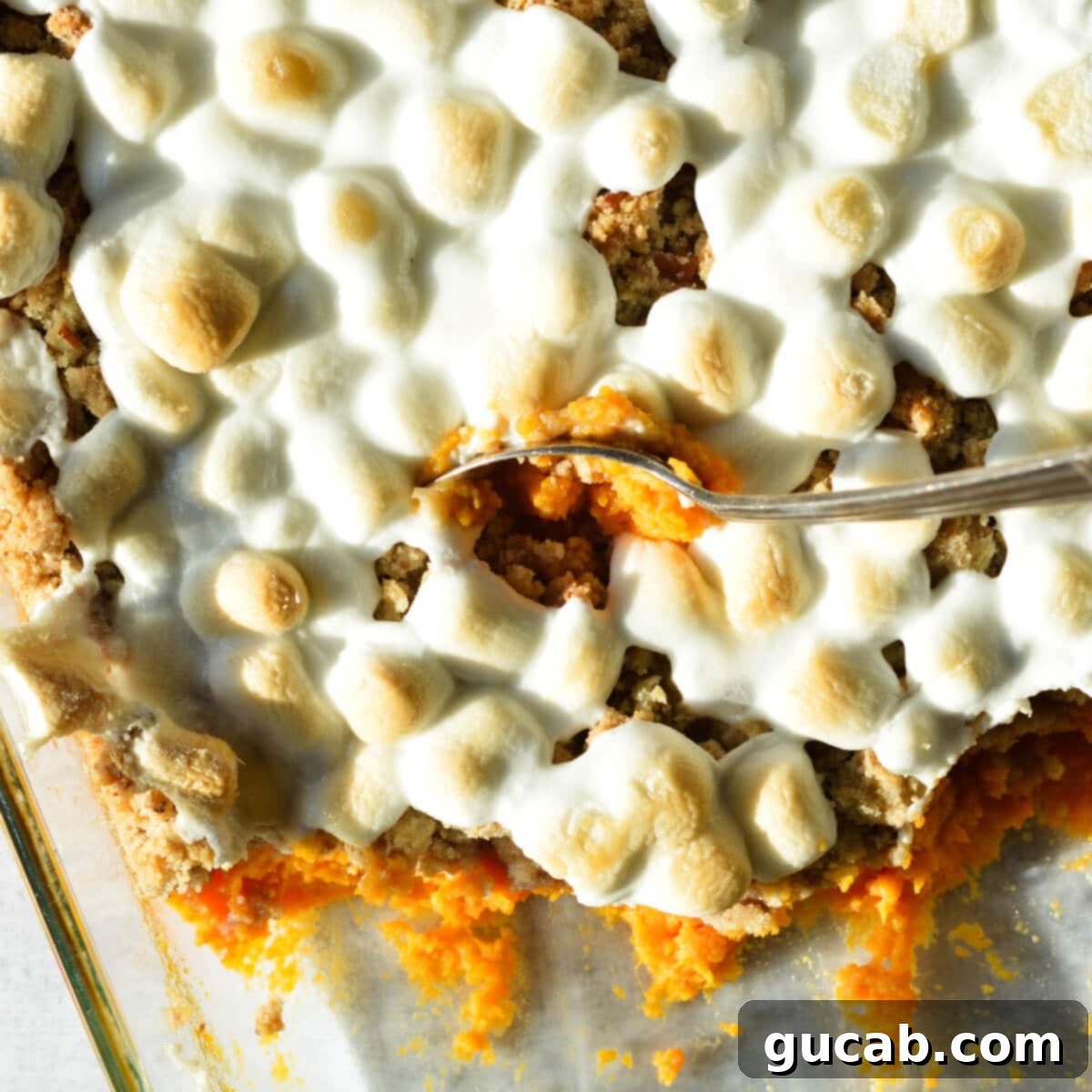 Deliciously Gluten-Free Thanksgiving: 19 Must-Try Recipes 2 A beautifully prepared gluten-free sweet potato casserole, topped with perfectly toasted golden marshmallows, a quintessential Thanksgiving side dish for all to enjoy.