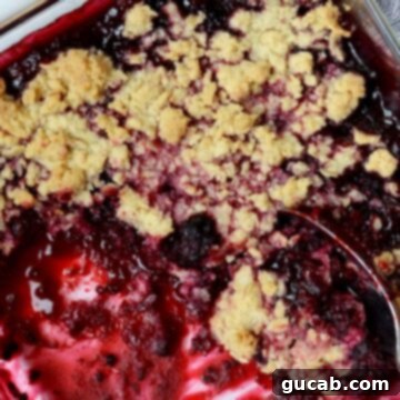 gluten free blackberry crisp