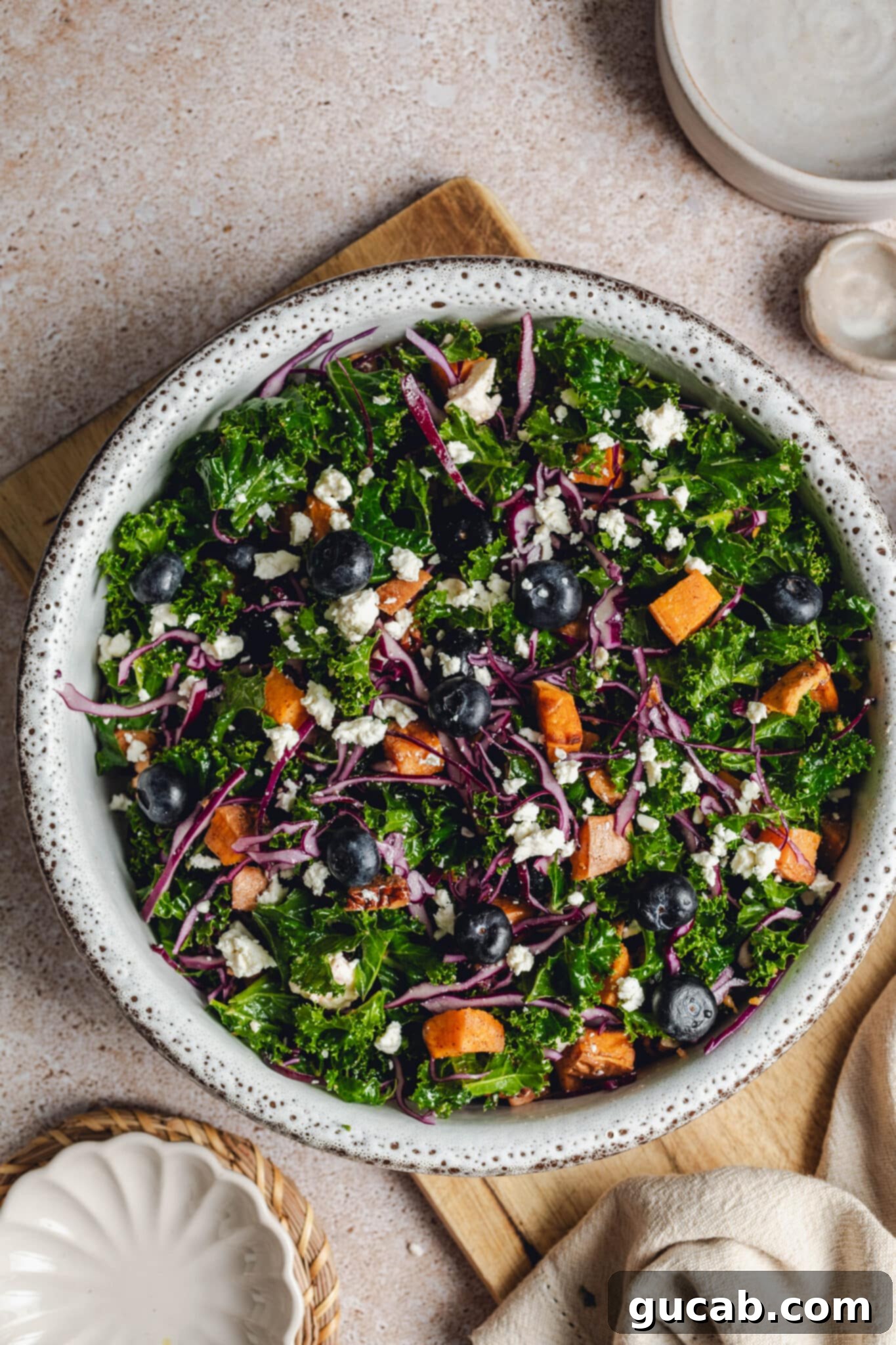 sweet potato kale salad