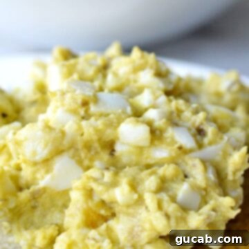 Pesto egg salad on toast