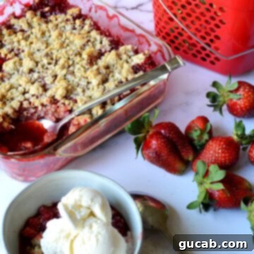 Irresistible Gluten Free Strawberry Crisp 5 a gluten free strawberry crisp