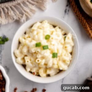 a bowl of gluten-free macaroni and cheese