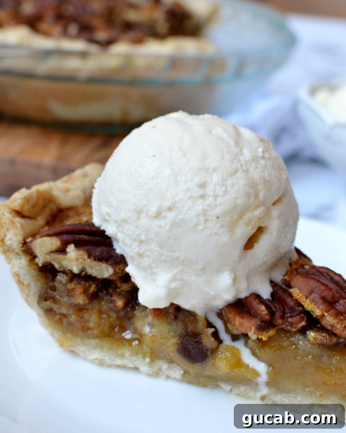 Decadent Gluten-Free Pecan Pie 5 a slice of pie