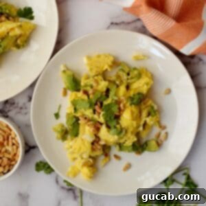 avocado scrambled eggs recipe
