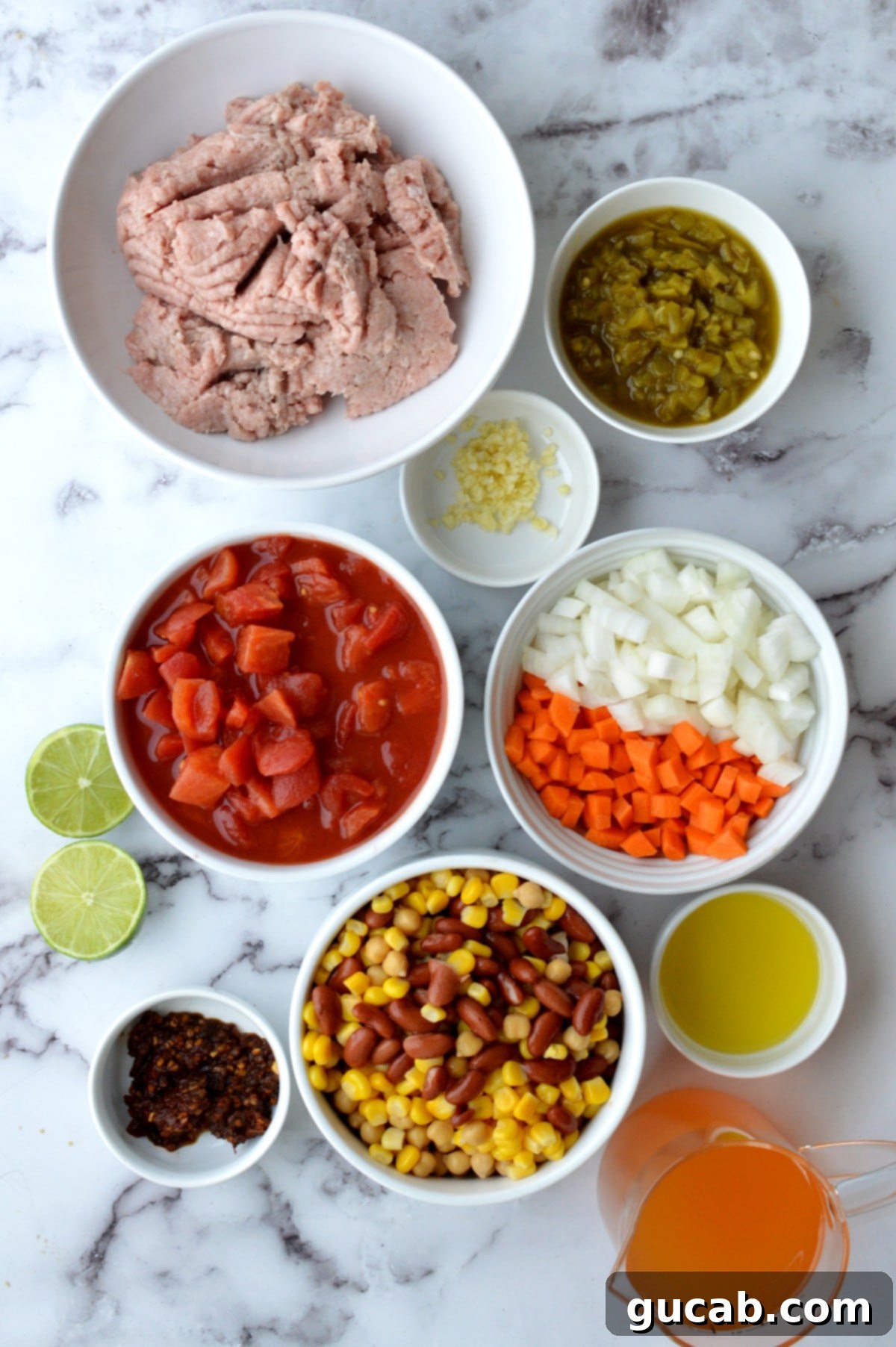 Ingredients for panera chili 