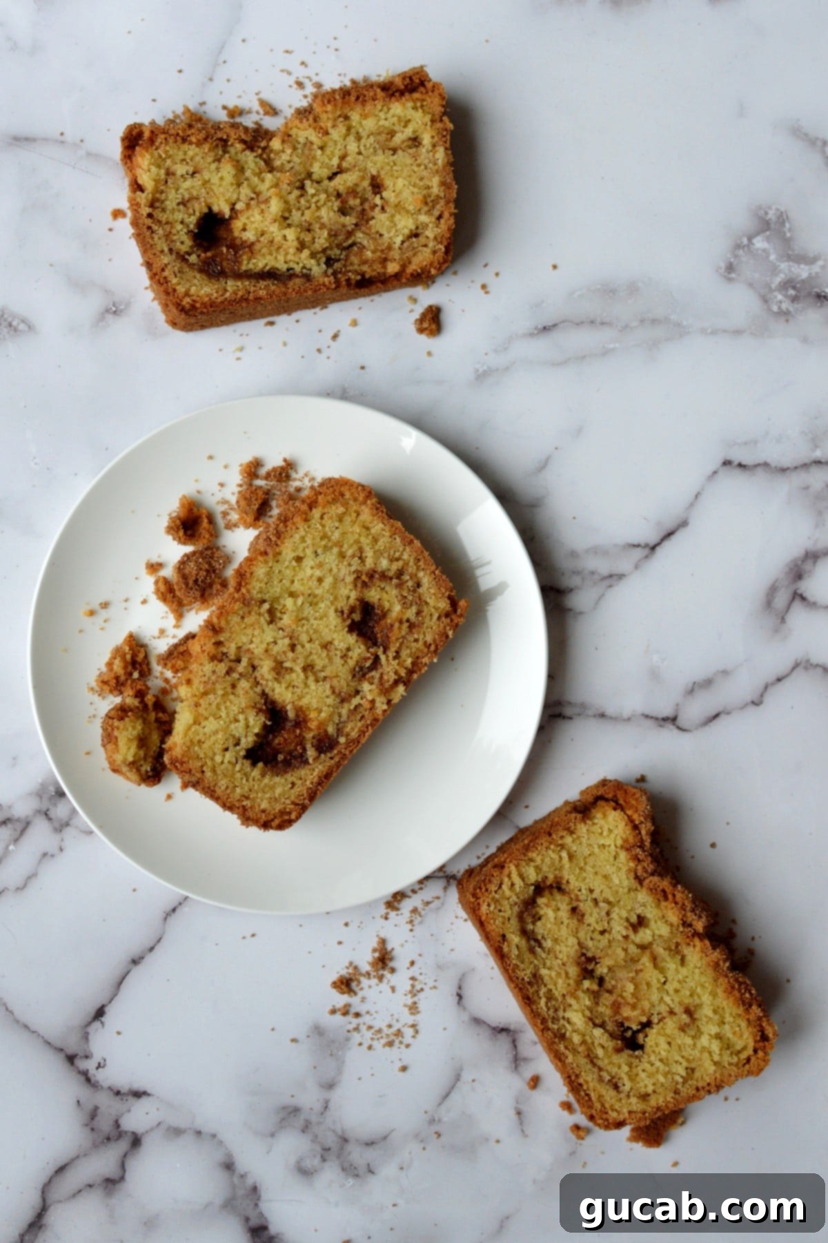 Delicious Gluten Free Cinnamon Swirl Bread 8 slices of cinnamon bread