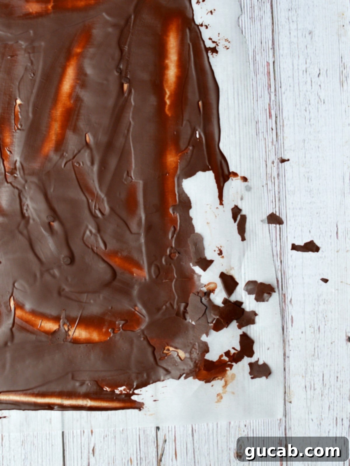 Delicious chocolate flakes ready to be added to nice cream or other desserts.