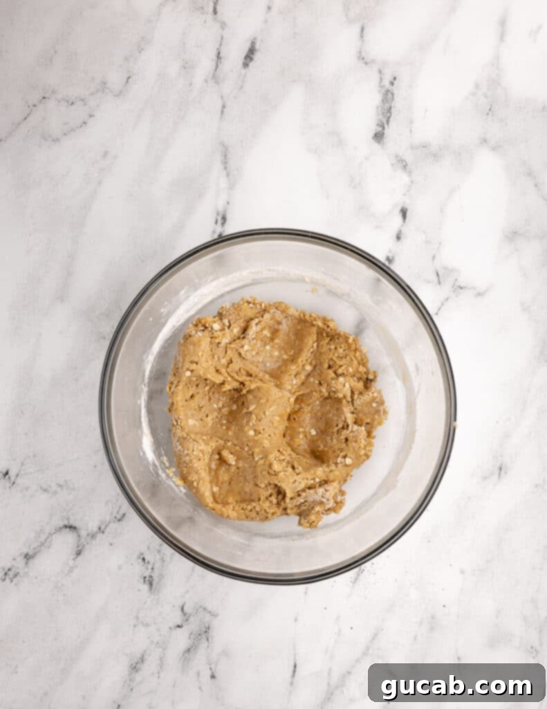 a bowl of gluten free cookie dough