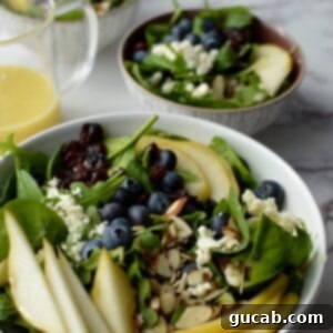 Sweet Pears and Peppery Greens with a Lemon Zest 6 spinach arugula salad