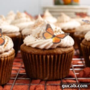 Spiced Gluten Free Pumpkin Cupcakes with Cinnamon Maple Frosting 16 pumpkin cupcake with cinnamon maple frosting