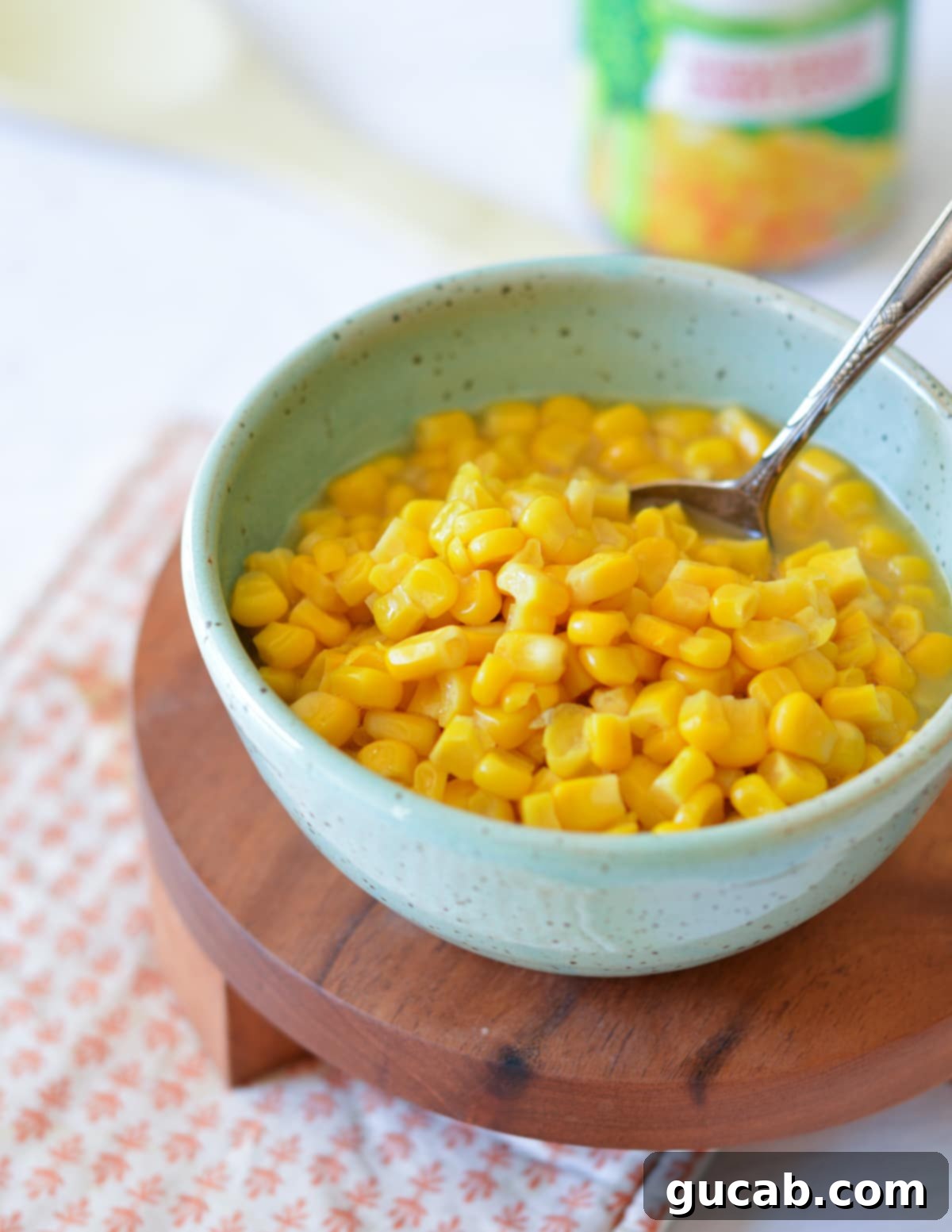 a bowl of sweet corn.